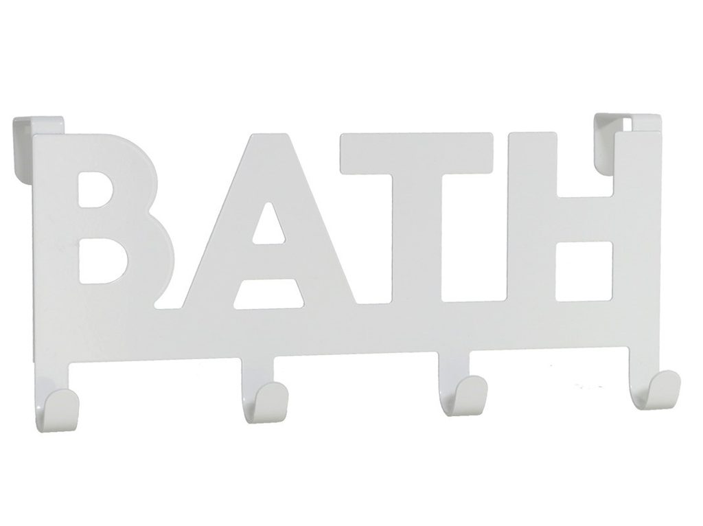 [137232] PERCHERO PUERTA METAL BATH 4 POMOS