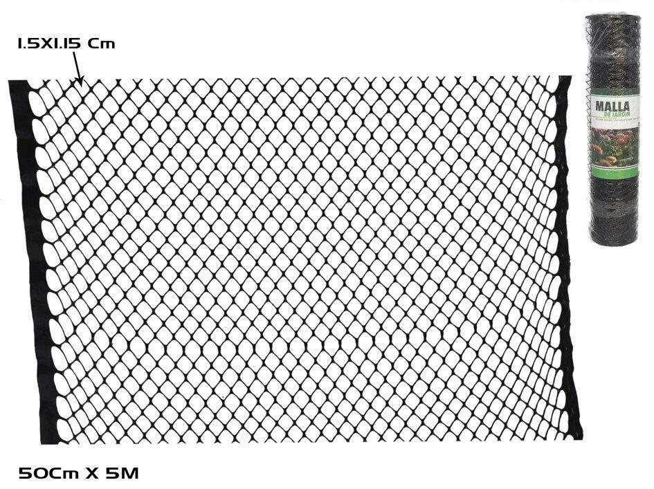[137272] MALLA JARDIN CUARICULAS 50 CM X 5 MTS