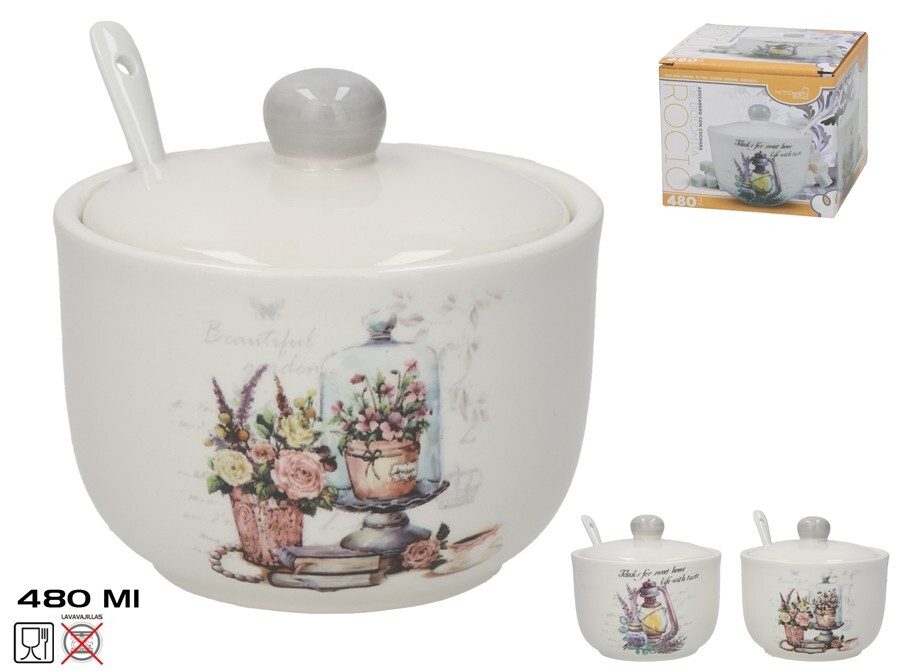 [137286] AZUCARERO DOLOMITA ROCIO CON CUCHARA 480 ML