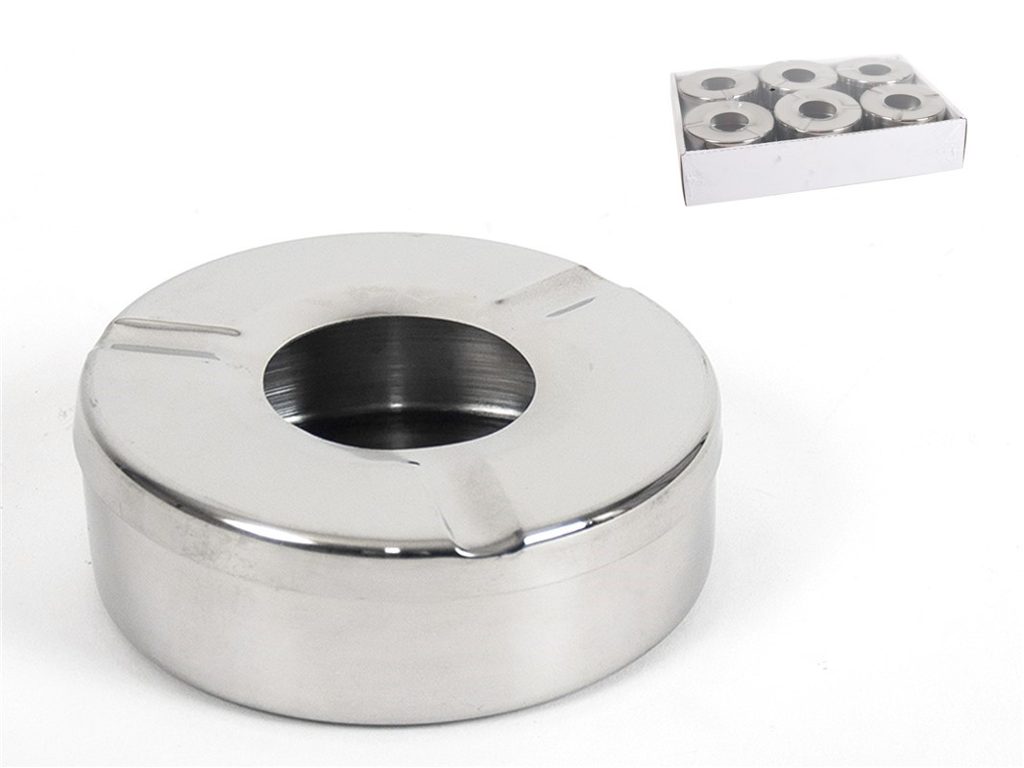 [119432] CENICERO AGUA METAL 9X9X3 CM