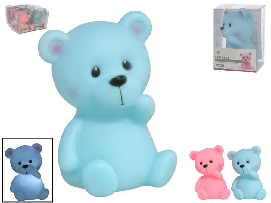 [132806] LAMPARA TEDDY 2 SURTIDOS 6.5 X 6.5 X 12 CM