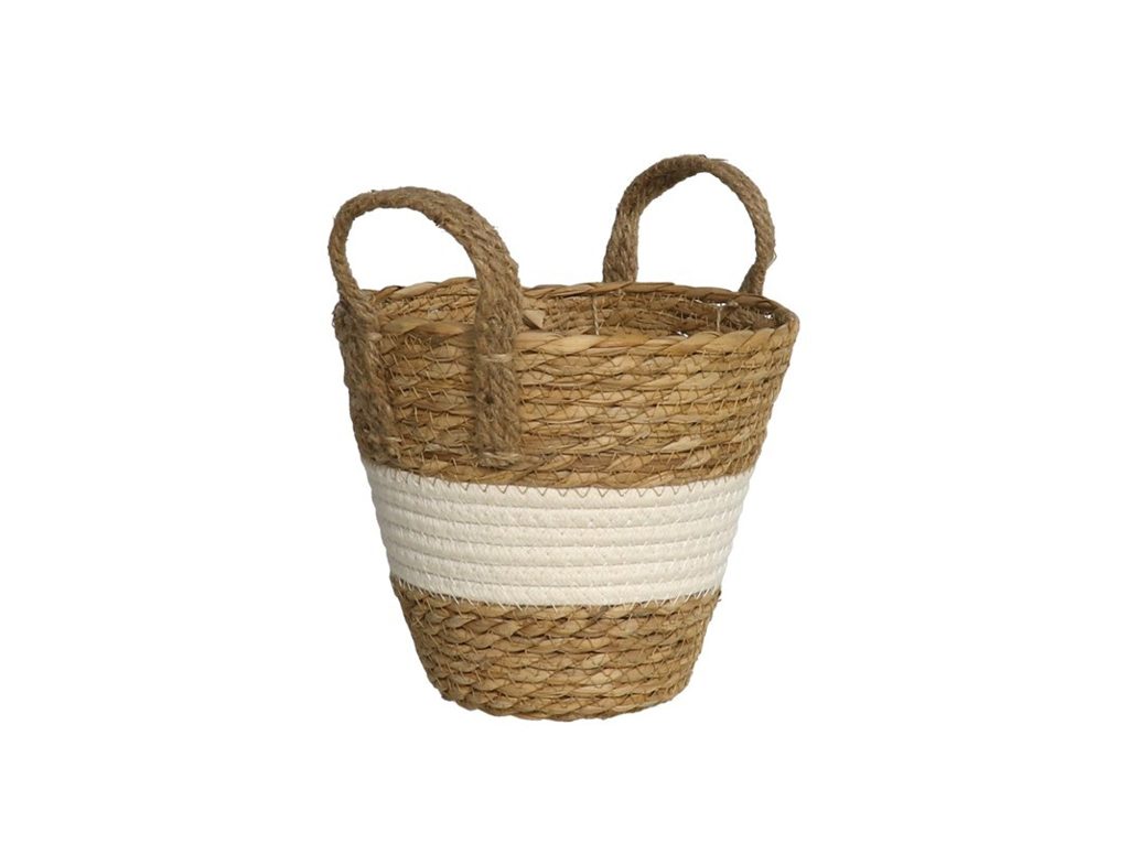 [136808] CESTO MIÑO CON ASAS 21 X 19 CM