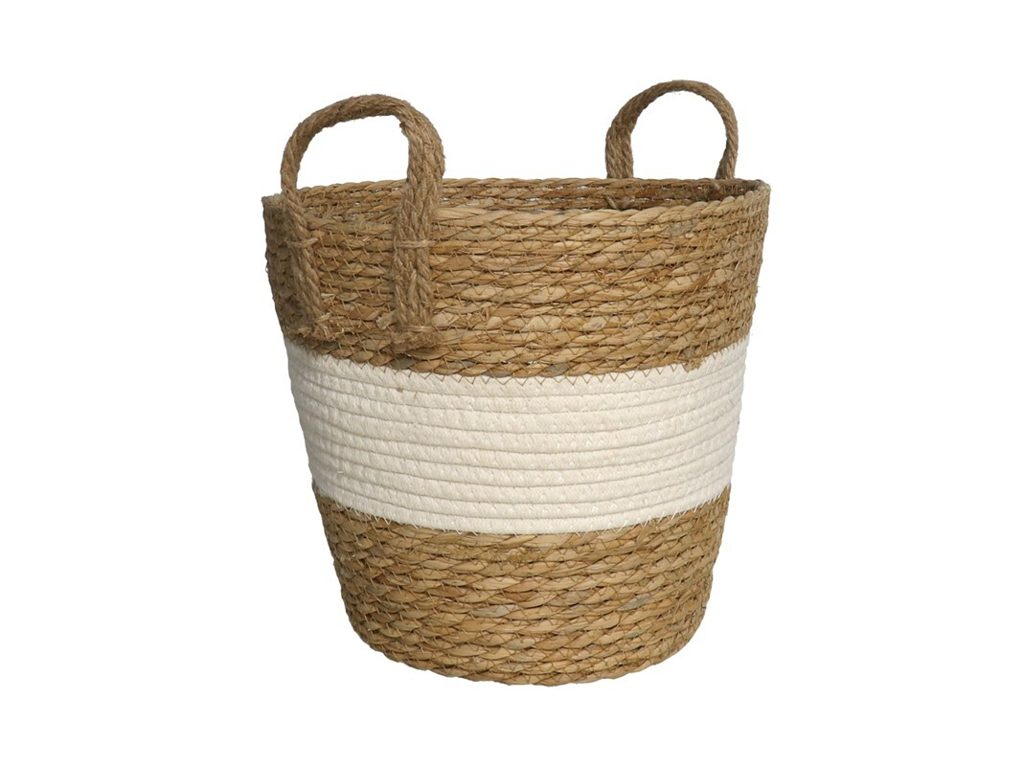 [136810] CESTO MIÑO CON ASAS 25 X 23 CM