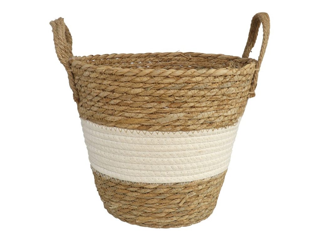[136811] CESTO MIÑO CON ASAS 27 X 25 CM