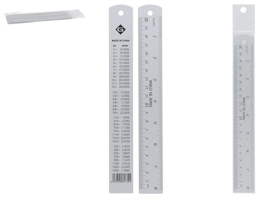 [114156] REGLA ALUMINIO 20CM