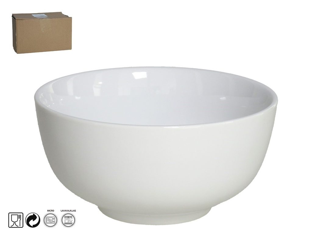 [136176] BOWL PORCELANA BLANCO 14 CM