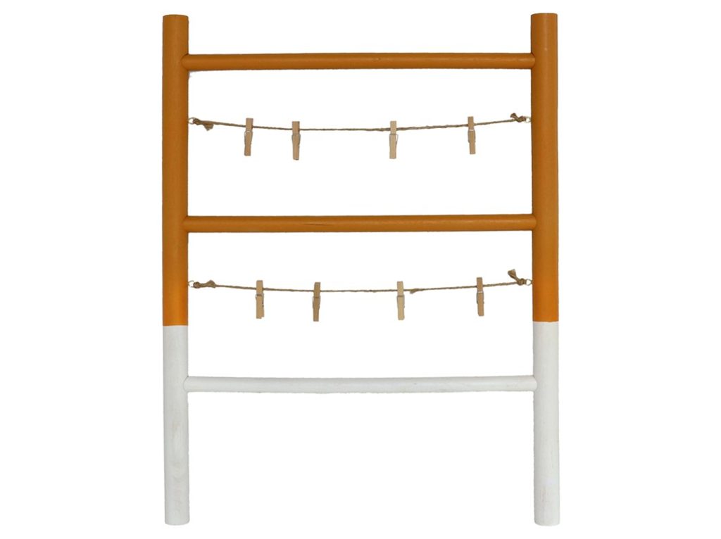 [136194] ESCALERA DECORATIVA PORTAFOTOS 60 X 45 X 3 CM