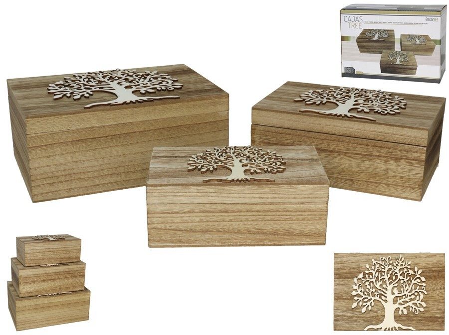 [136285] CAJA MADERA TREE 17 X 10 X 6.5 CM