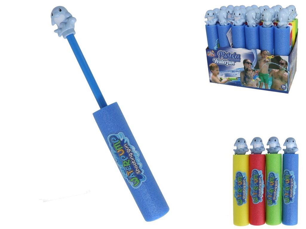 [134805] PISTOLA AGUA SUCCION DELFIN 27 CM