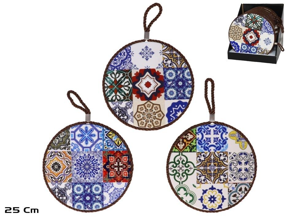 [134833] AZULEJO COLGANTE TANGER 25 CM