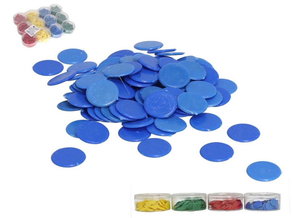 [100793] FICHAS PARCHIS SURTIDAS COLORES