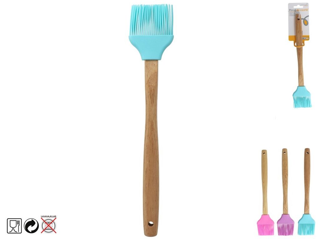 [119271] PINCEL DE COCINA SILICONA M/MADERA 33 CM
