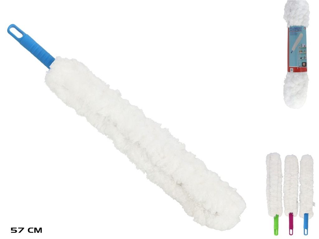 [130741] PLUMERO MICROFIBRA 3 SURTIDOS 57 CM