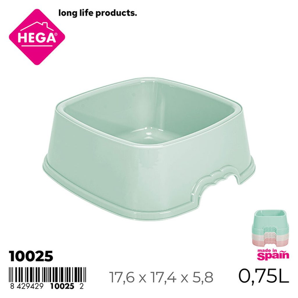 [44666] COMEDERO BRACO CUADRADO 0.75 LTS