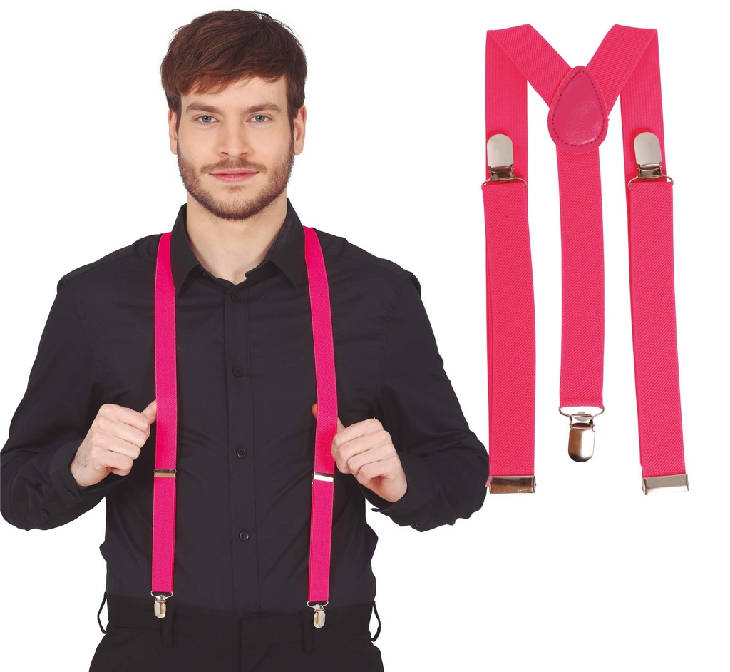 [106768] Tirantes Fucsia Neon