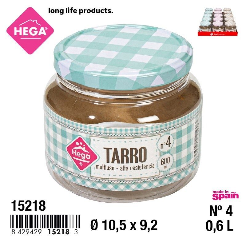 [127173] TARRO MULTIUSOS VICHY Nº4 PASTEL 600 ML