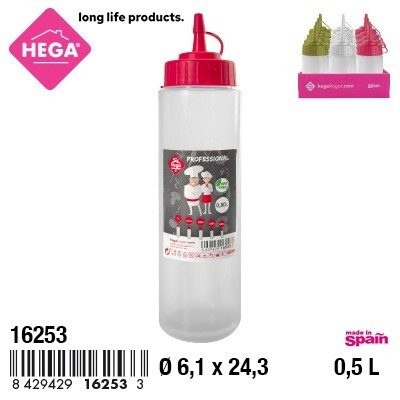 [128852] BOTE DOSIFICADOR PROFESIONAL 0.5 LTS