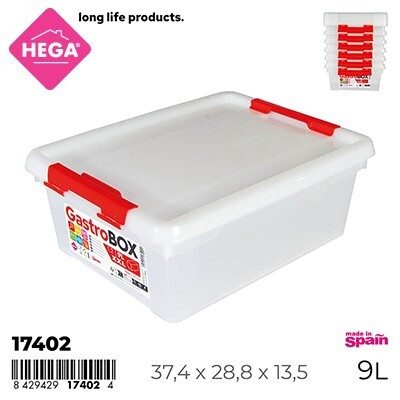 [128861] FIAMBRERA GASTROBOX RECTANGULAR 9 LTS XXL
