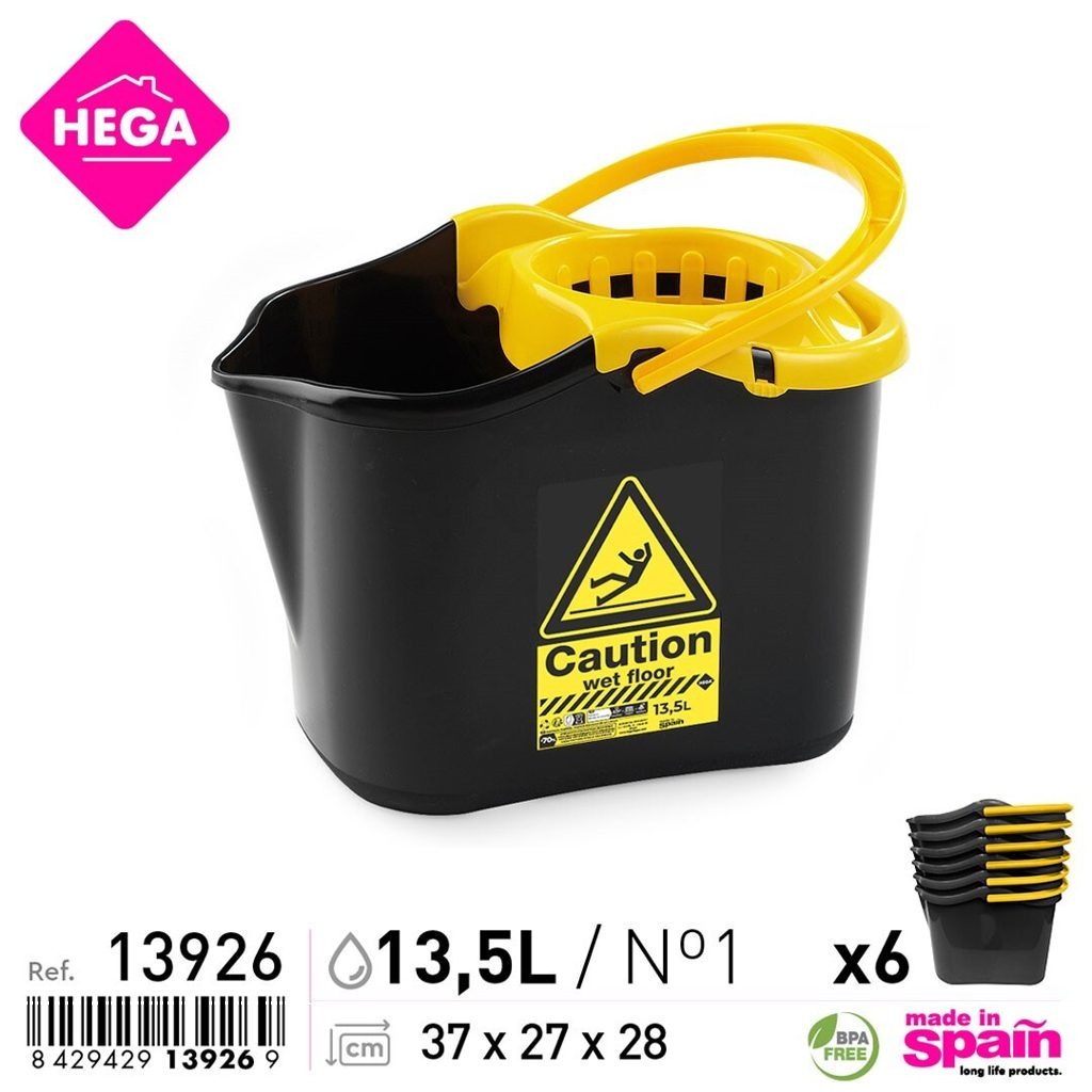 [131371] CUBO FREGONA STAR BRICOHEGA RECTANGULAR 13.5 LTS