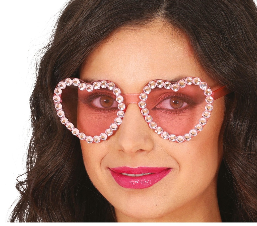 [148323] Gafas Corazones con Brillantes