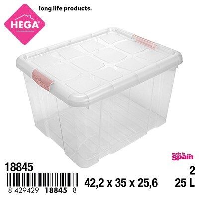 [148972] CAJA Nº2 NEW BOX CON CIERRES 25 LTS
