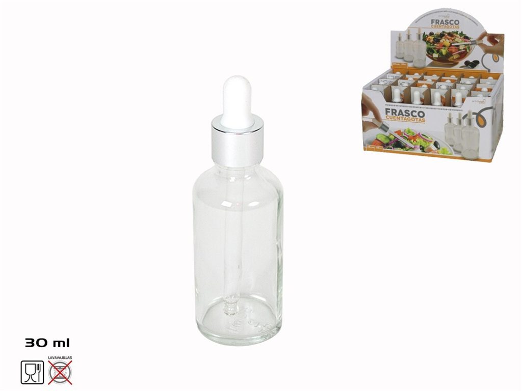 [132324] FRASCO CON CUENTAGOTAS CRISTAL 30 ML