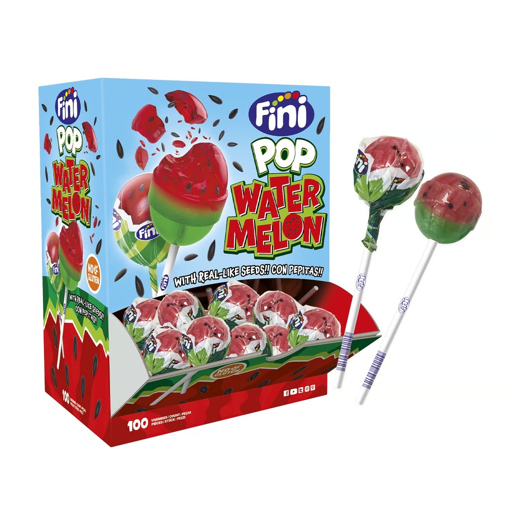 [144423] Finipop Sandia Pepitas Envuelto Fini 10 UDS