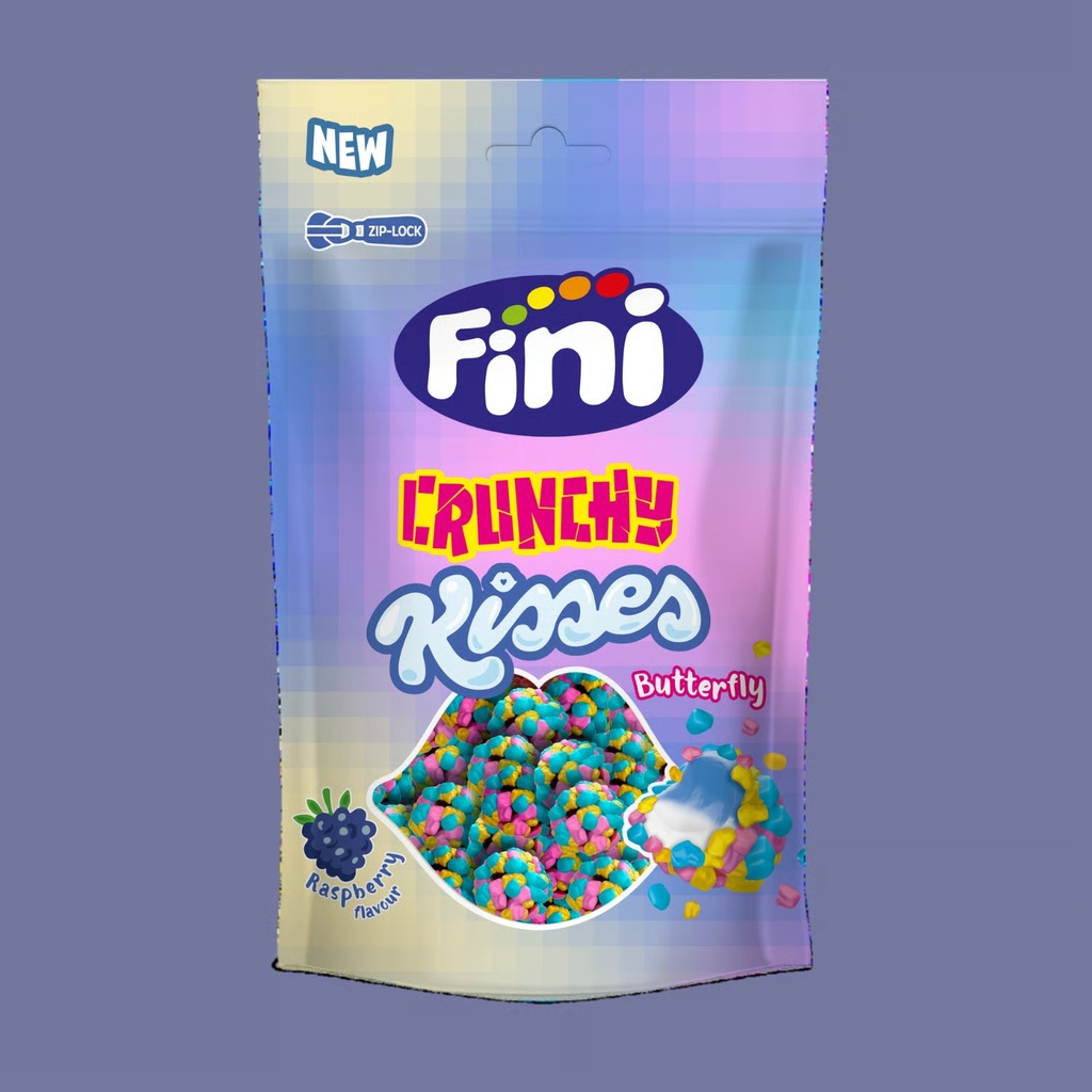 [150140] Crunchy Kisses Butterfly Zip-Lock Fini 120 GRS