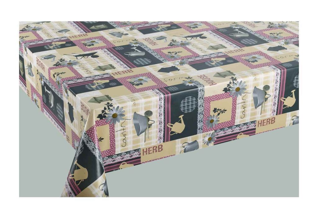 [126750] MANTEL HULE MARGARITA Y REGADERA 140 CM 20 MTS
