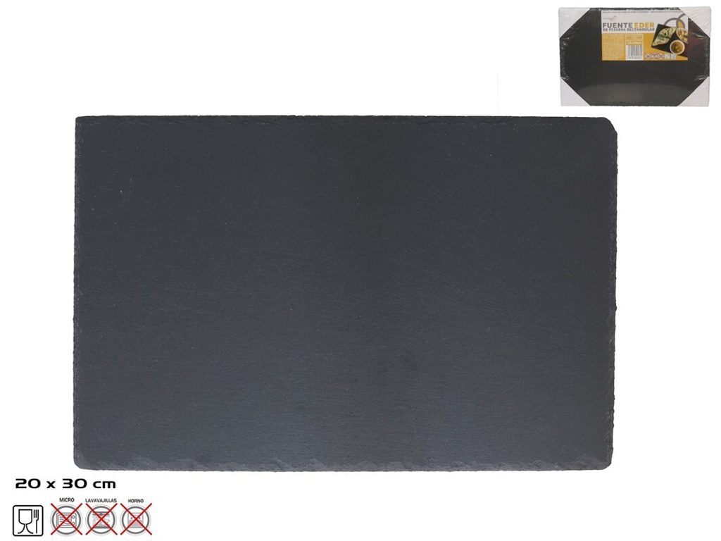 [106998] FUENTE EDER RECTANGULAR PIZARRA 20X30CM
