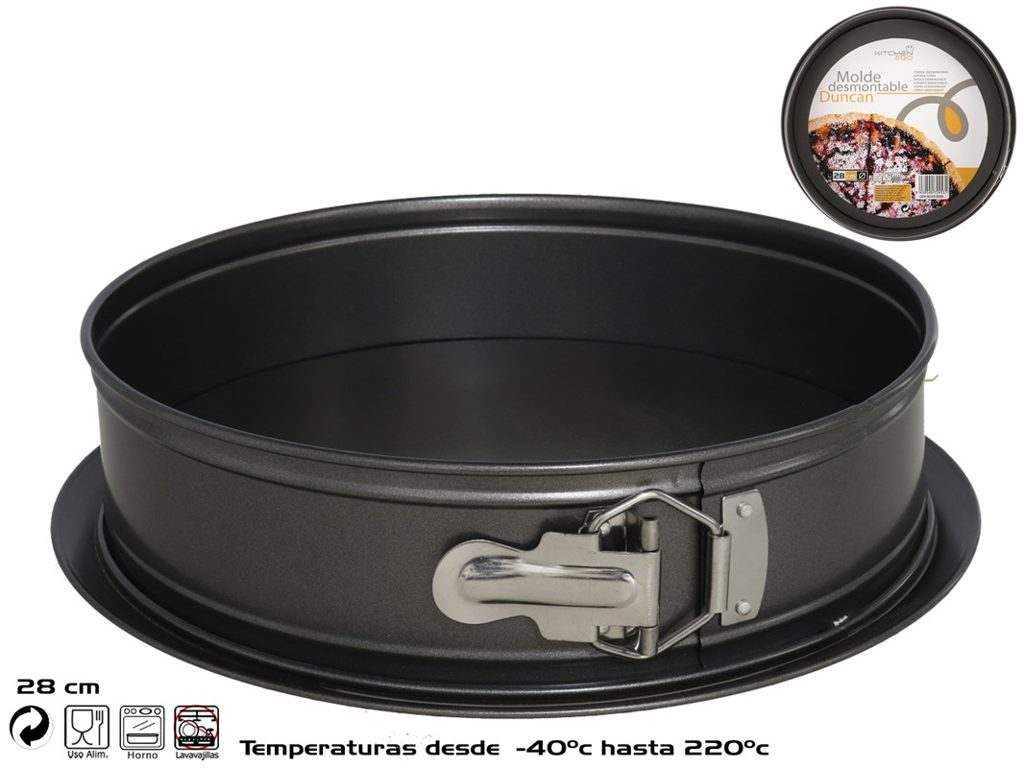 [108994] MOLDE DESMONTABLE DUNCAN ACERO 28 CM