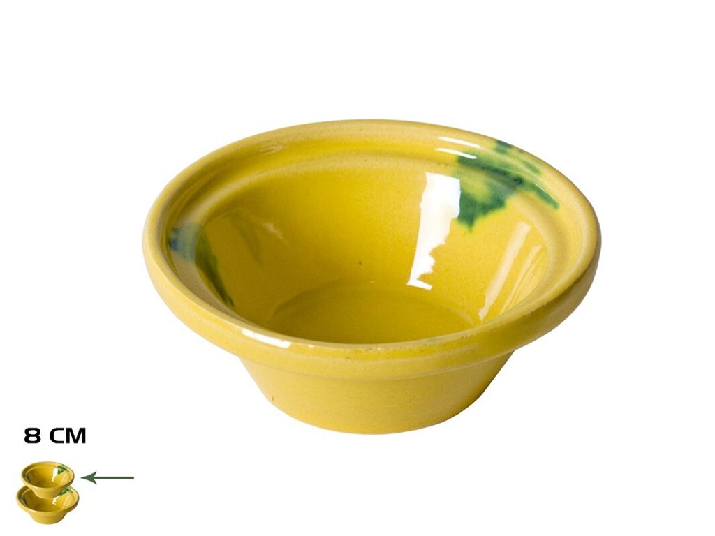 [113823] LEBRILLO AMARILLO 8CM