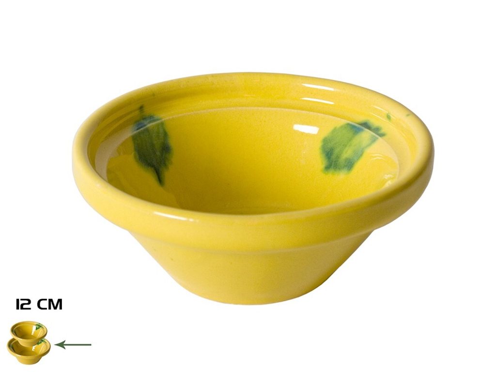 [113824] LEBRILLO AMARILLO 12 CM