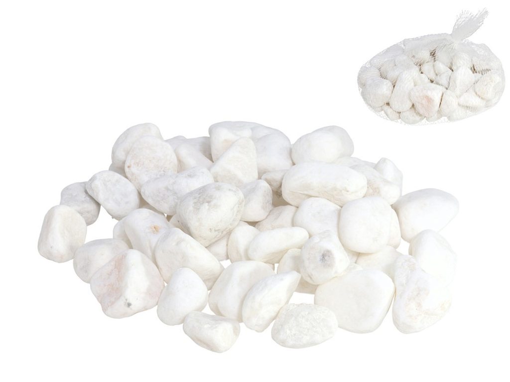 [125228] PIEDRAS BLANCAS DECORACION 600 GRS 2.5-3.5 CM