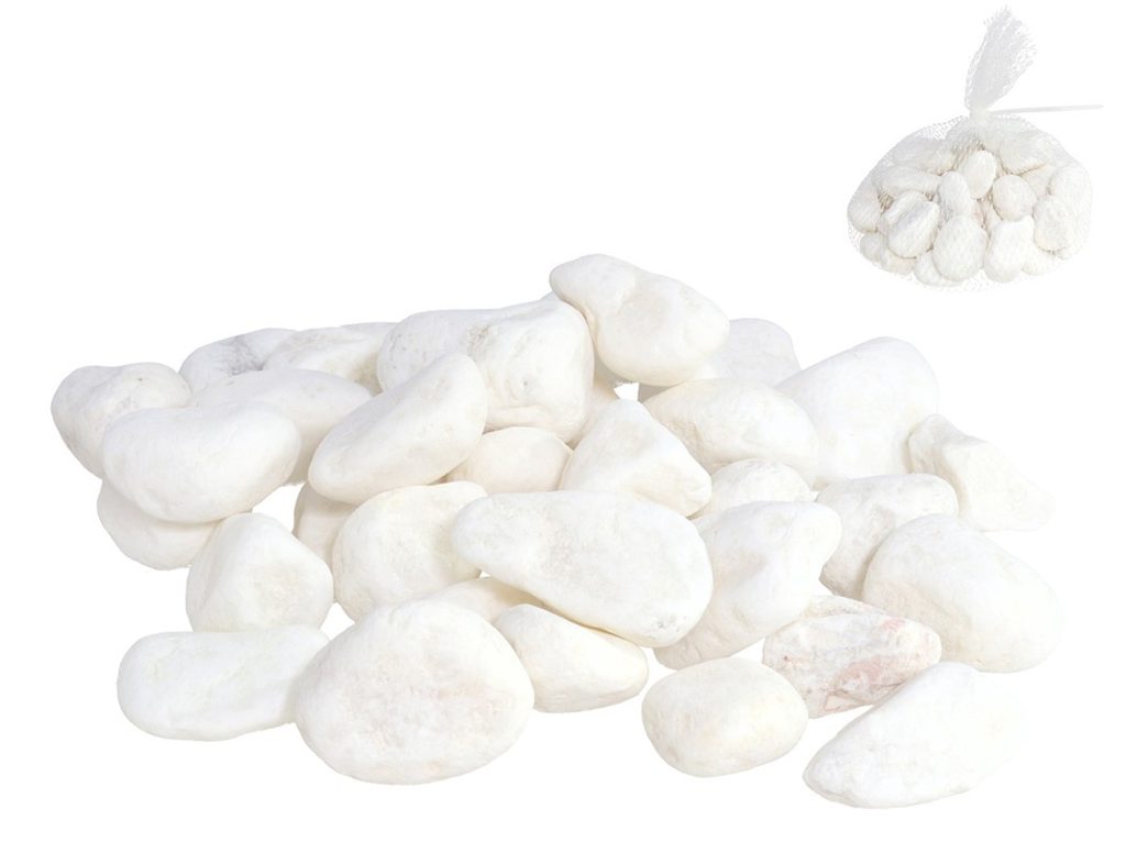 [128150] PIEDRAS DECORACION BLANCAS 400 GRS
