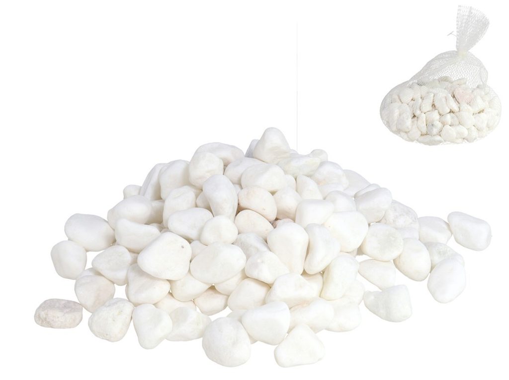 [128151] PIEDRAS DECORACION BLANCAS 600 GRS