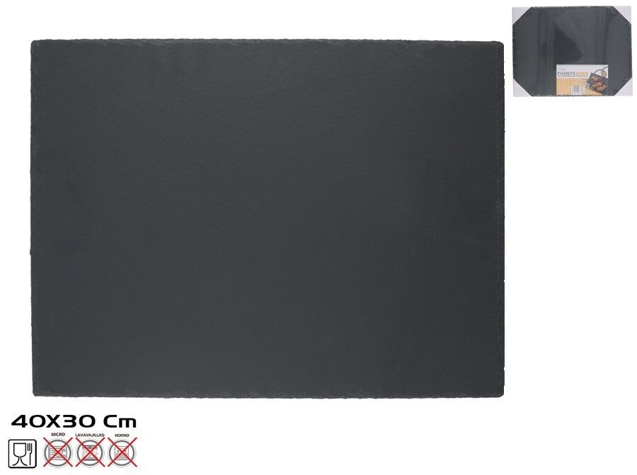 [138819] FUENTE EDER RECTANGULAR PIZARRA 40 X 30 CM