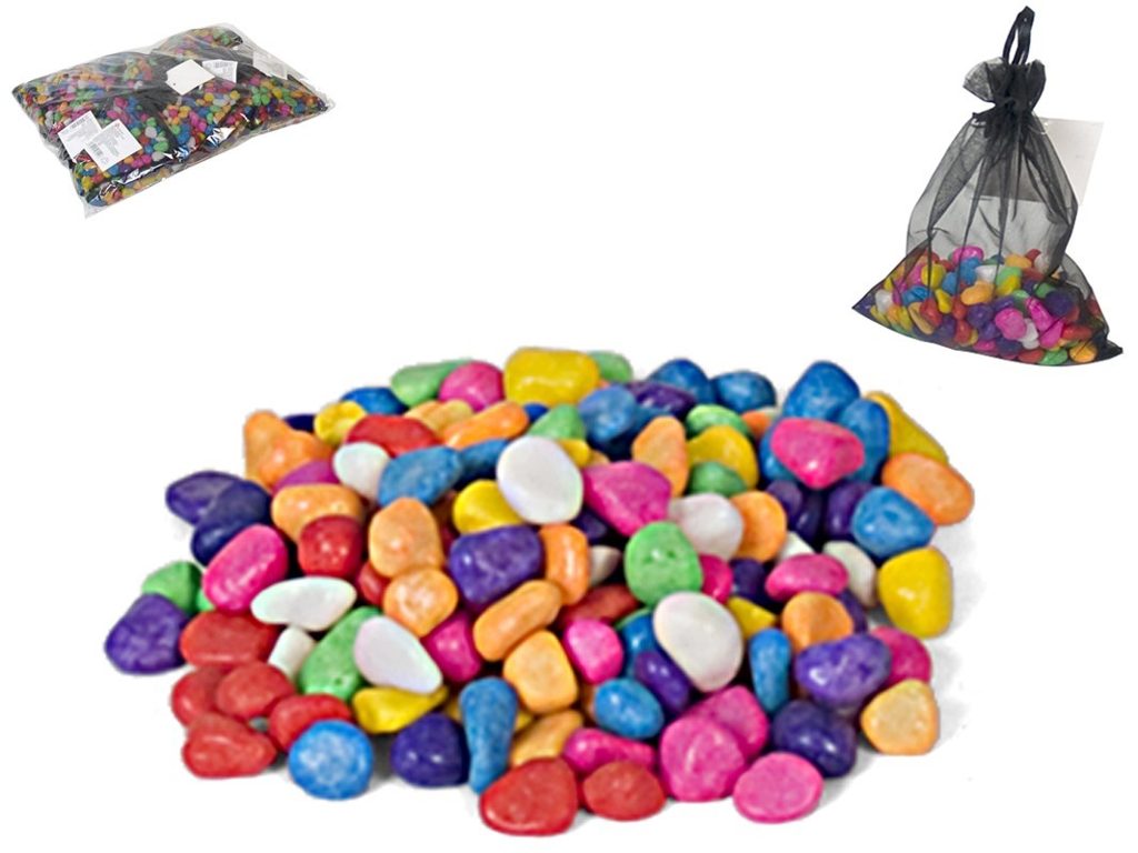 [140309] PIEDRAS DECORACION COLORINES EN BOLSITA