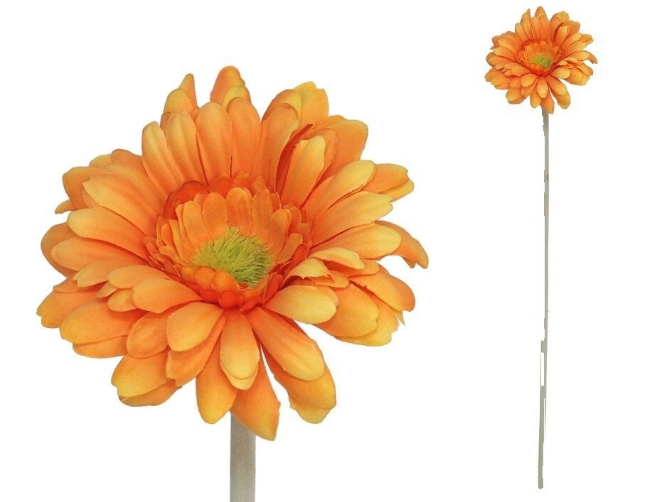 [141198] VARA GERBERA MICRO NARANJA 52 CM