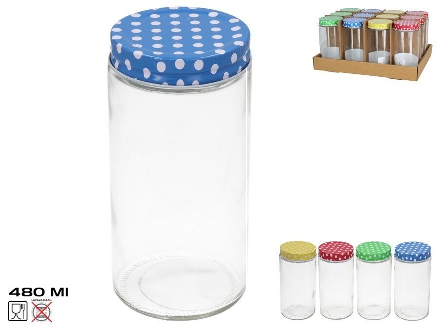 [149992] TARRO CRISTAL GRETA CON TAPA 480 ML