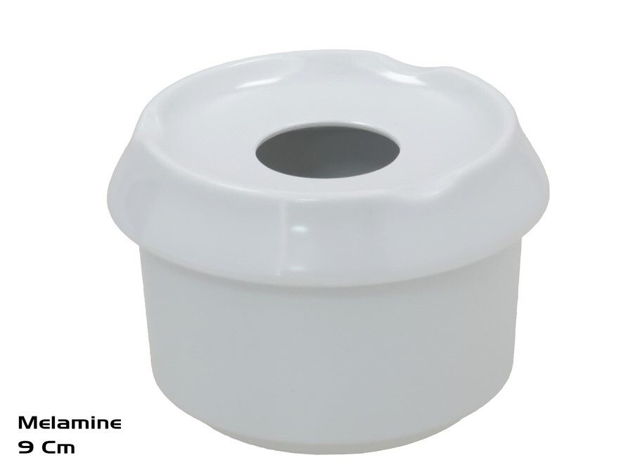 [149993] CENICERO AGUA KIRK BLANCO 9 CM