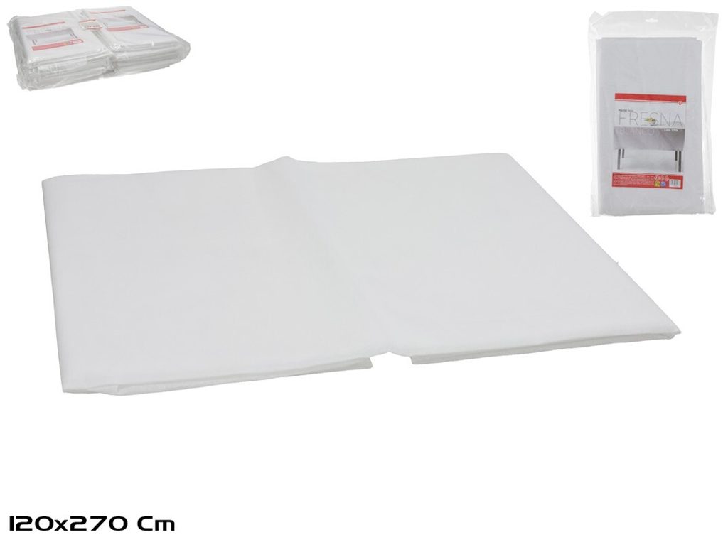 [150013] MANTEL HULE FRESNA BLANCO 120 X 270 CM