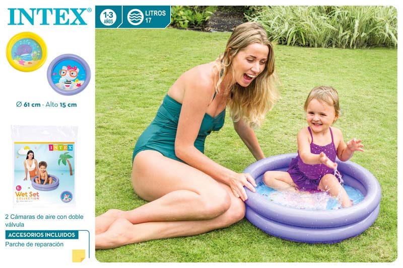 [77343] Piscina Hinchable Infantil Peces 61 x 15 CM