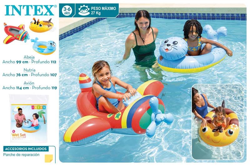 [77819] Barca Hinchable 3 Surtidos Intex 107 x 76 CM