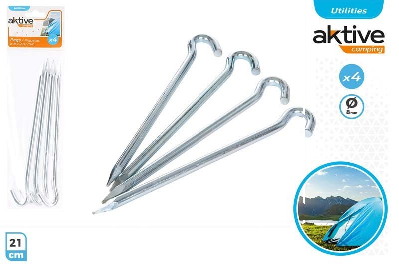 [99305] Piqueta Camping Ø8X210 MM 4 UDS