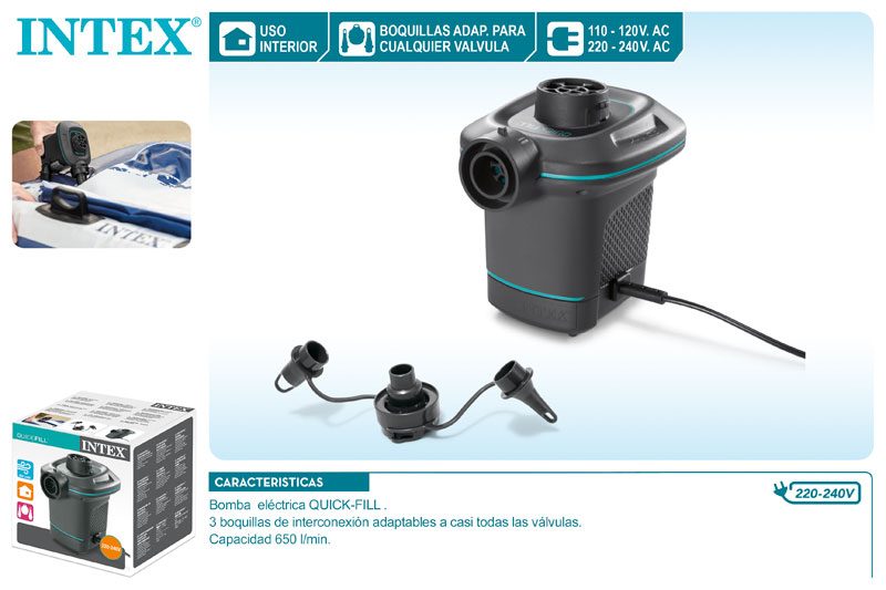 [110891] Bomba Electrica Quick Fill 220-240V