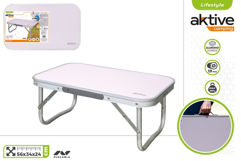 [114357] Mesa Camping Aluminio 56 x 34 x 24 CM