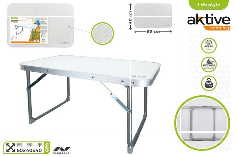 [120978] Mesa Plegable 60 x 40 x 40 CM