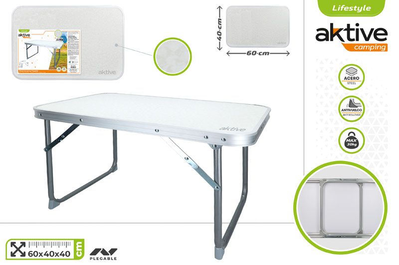 [120978] Mesa Plegable 60 x 40 x 40 CM