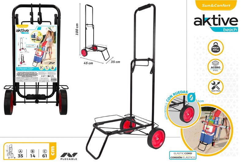 [120997] Carrito Multiusos Metal 50 KG